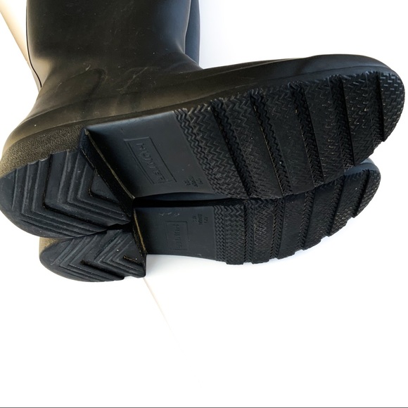 Hunter Matte Black Tall Boots | Size 9 - Picture 8 of 11